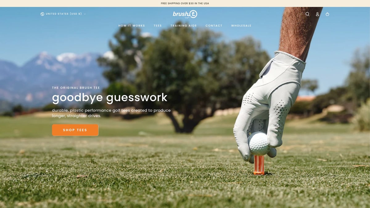 9 Best Long Golf Tees for Maximum Drive Distance in 2025 - Brush-T Pro Tee (3.125