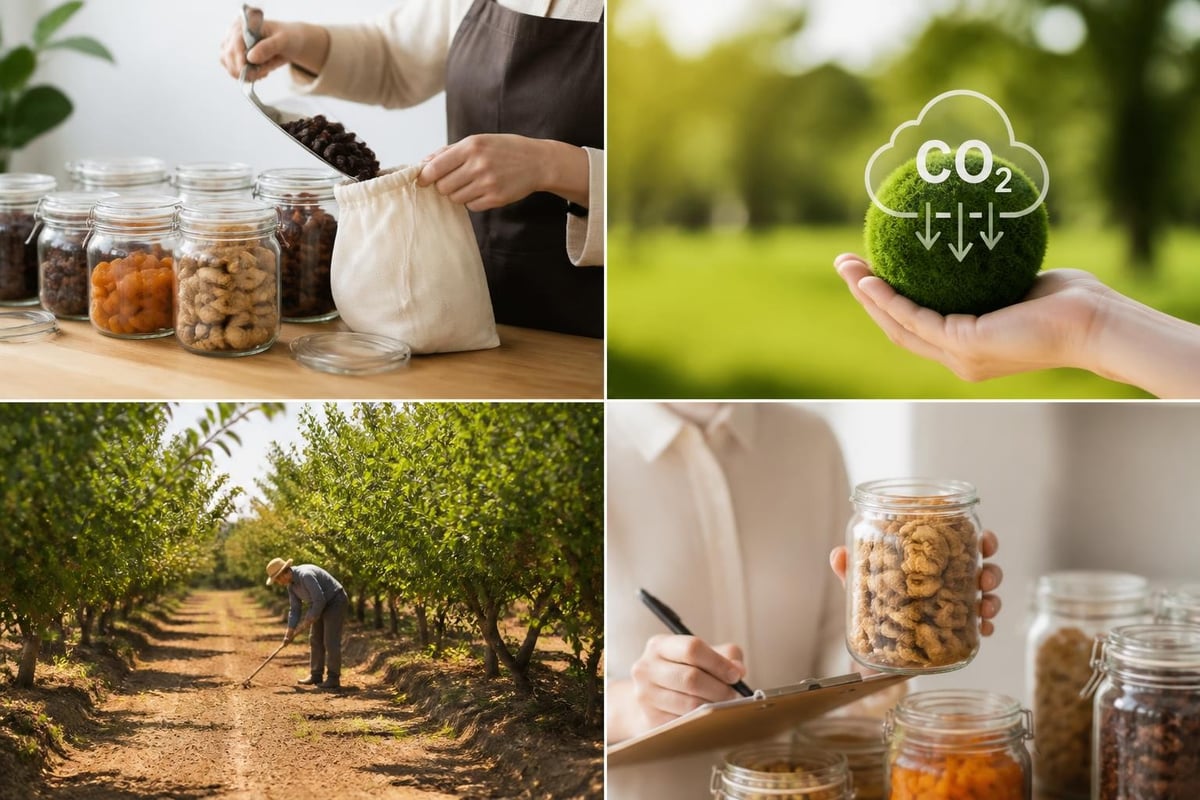 Impact environnemental des fruits séchés en vrac