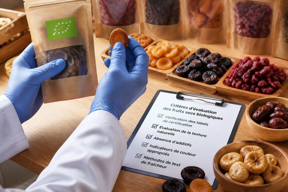Critères de sélection des fruits séchés bio