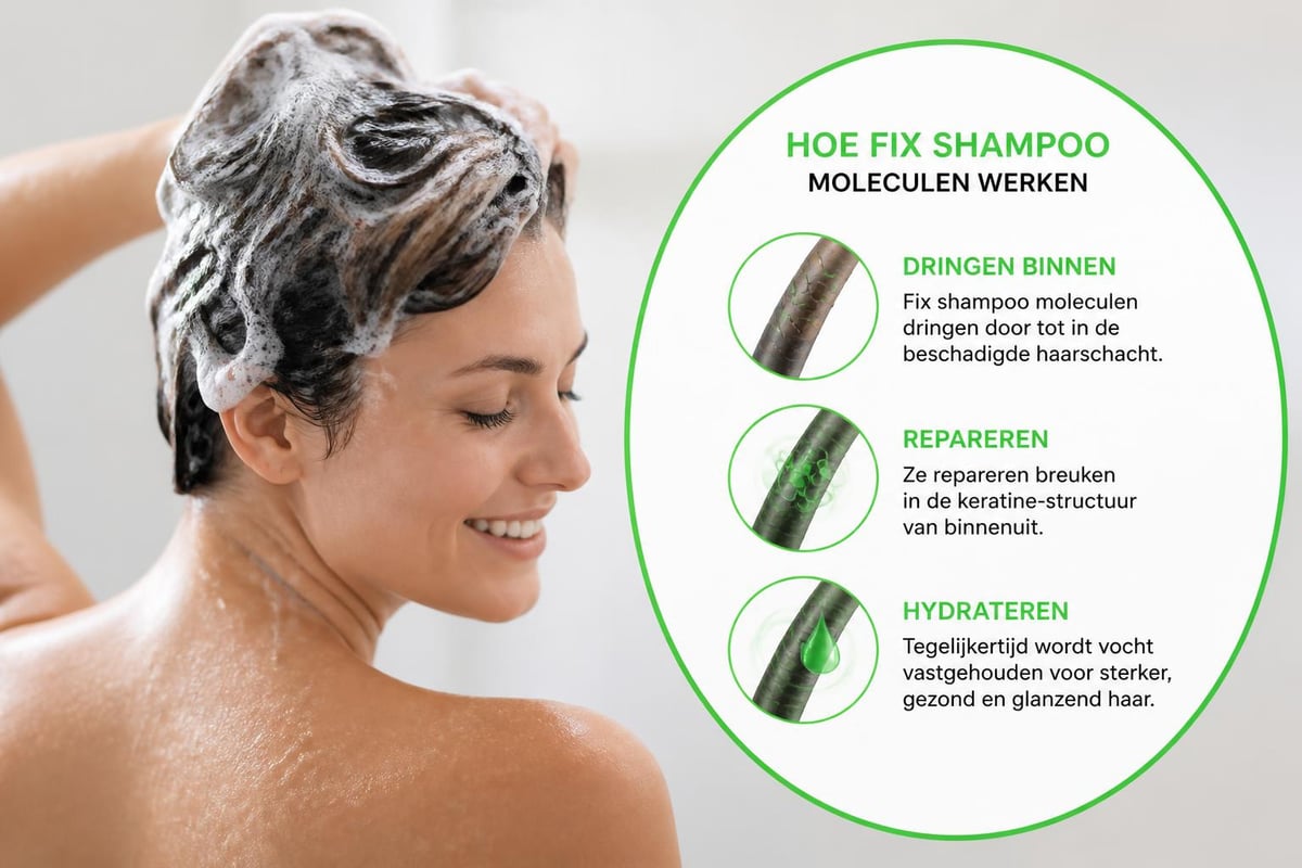 Fix shampoo herstellende werking