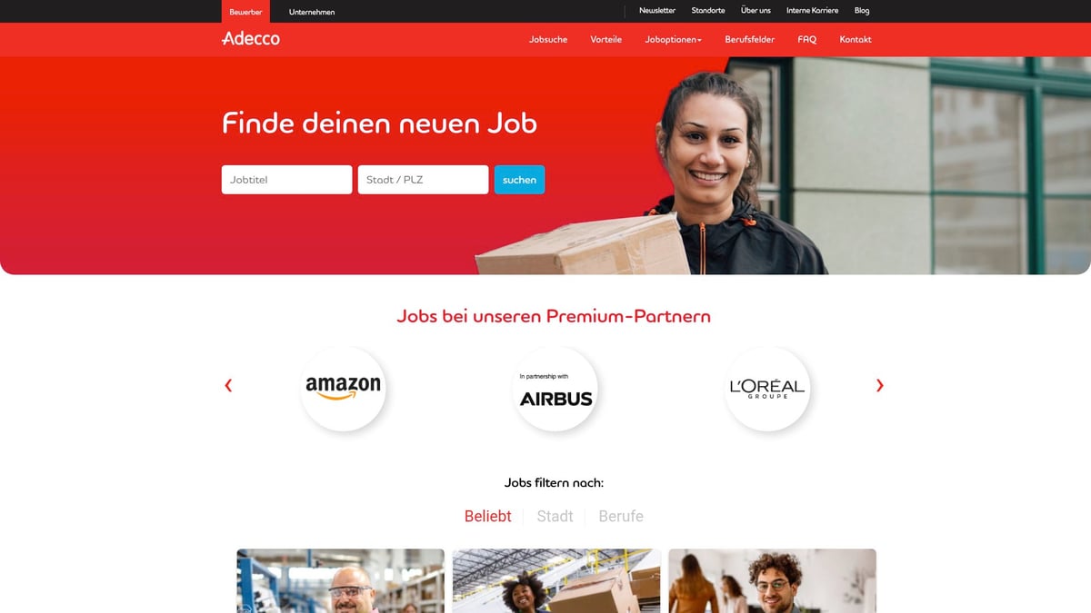 Top 10 Unverzichtbare Recruitment Agencies 2025 - Adecco – Marktführer für Personaldienstleistungen