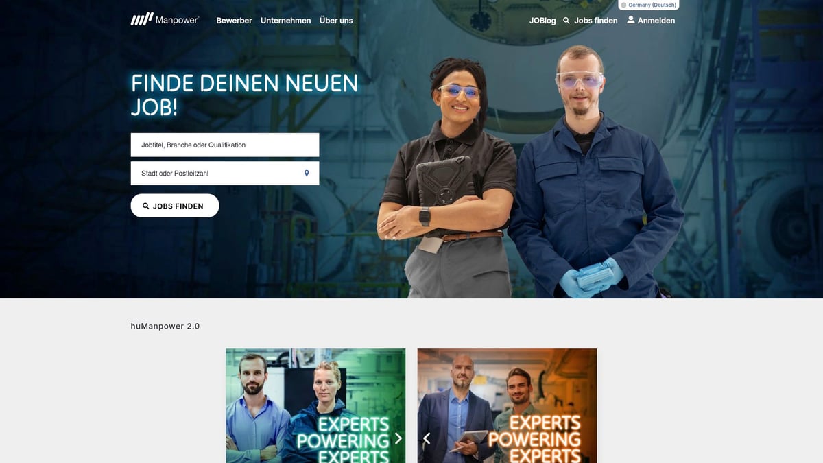 Top 10 Unverzichtbare Recruitment Agencies 2025 - Manpower – Global Player für Fachkräftevermittlung