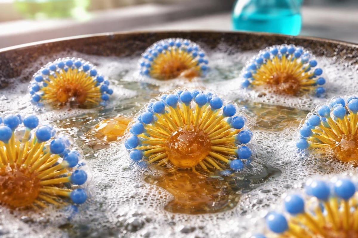 How surfactants work in dish soap