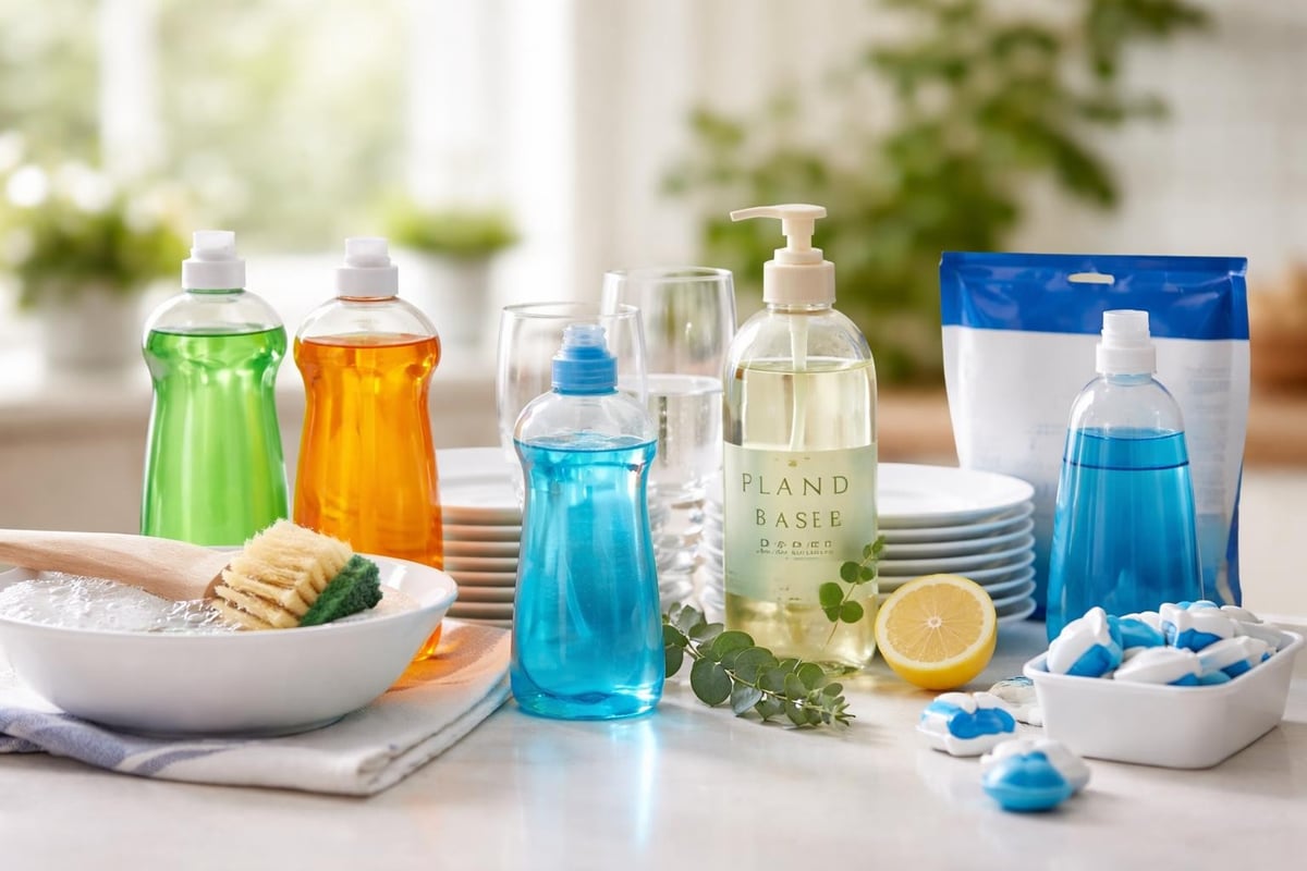 Comparing dish soap types