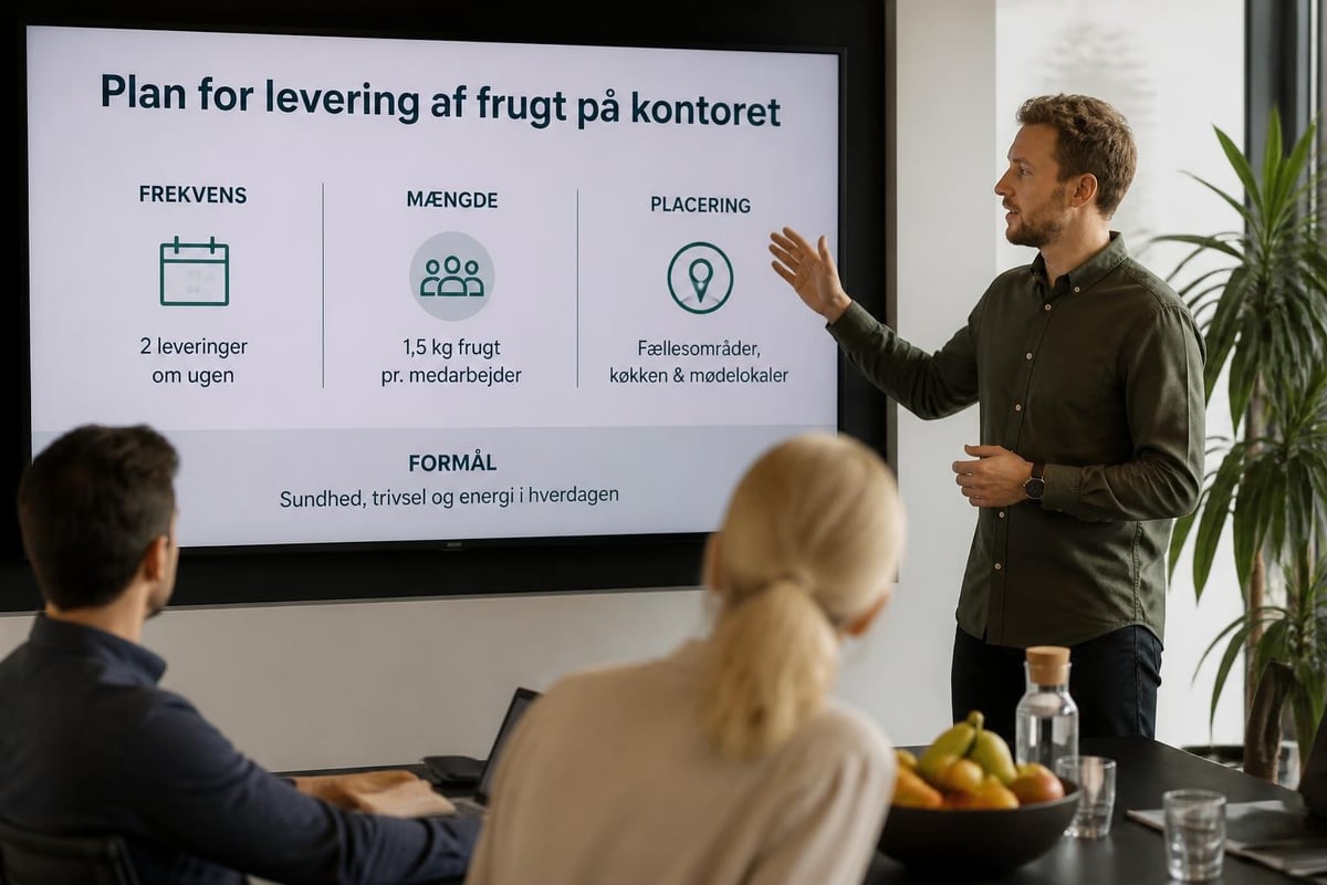 Frugtordning planlægning