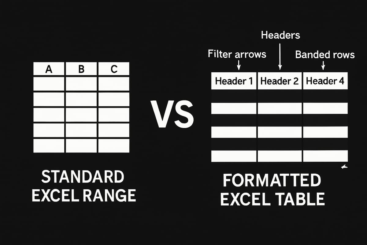 Understanding Excel Tables: The Foundation of Modern Data Organization