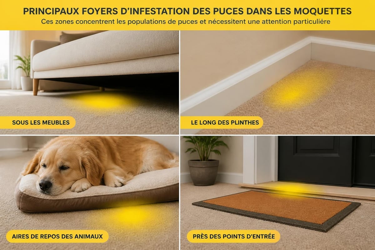 Zones critiques d'aspiration