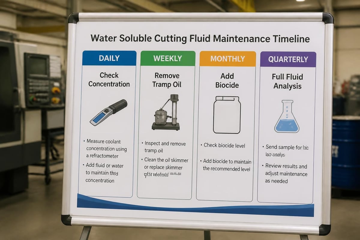 Maintenance schedule