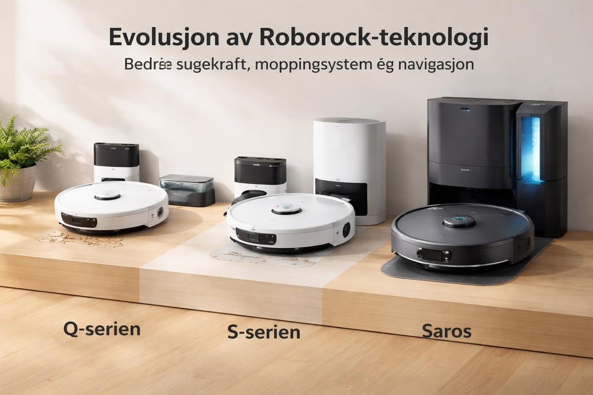 Roborock model progression