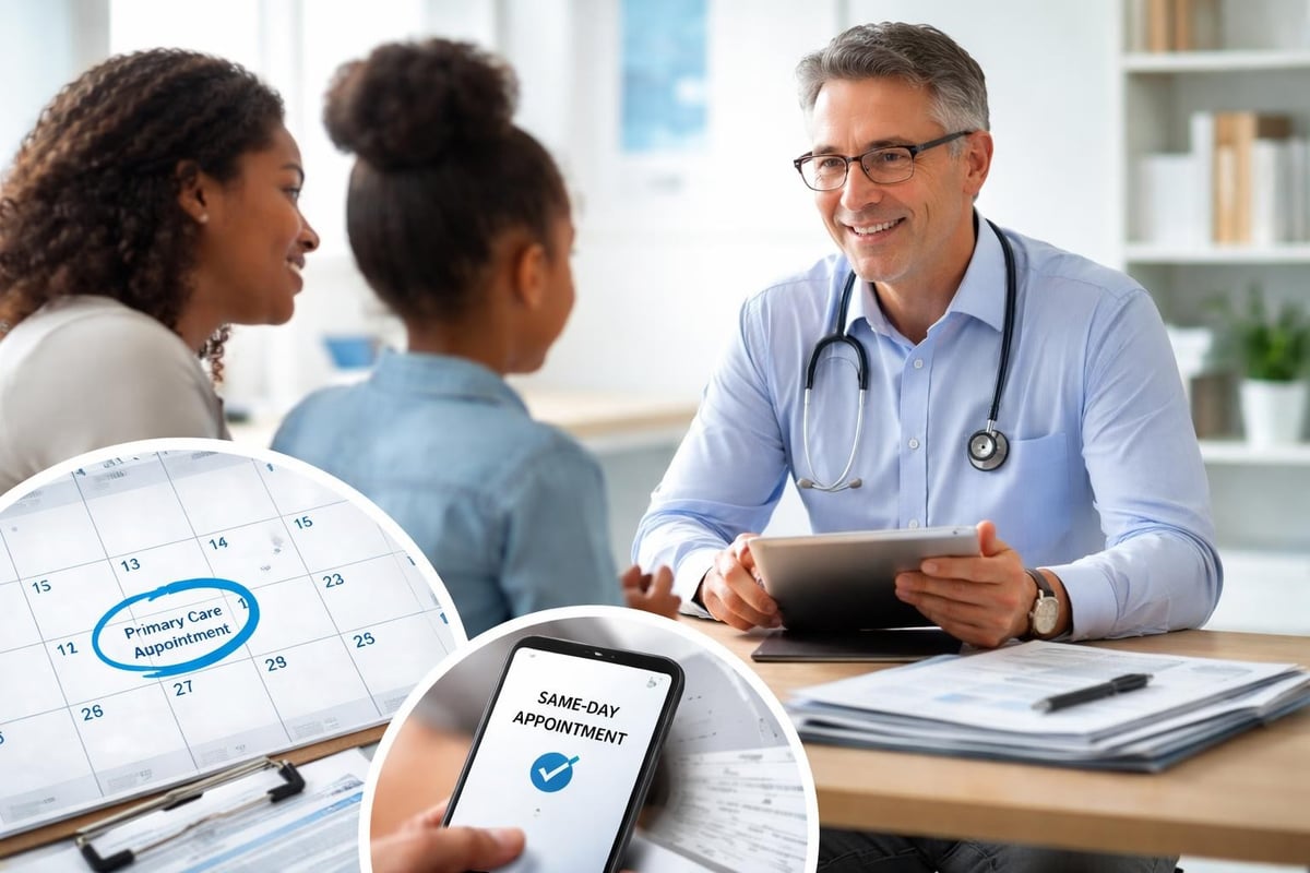 Primary care urgent care service integration