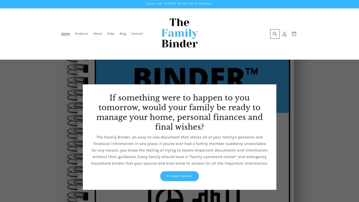 7 Best Printable Planner PDF Picks for Organized 2025 - The Family Binder: Complete Family & Estate Planner