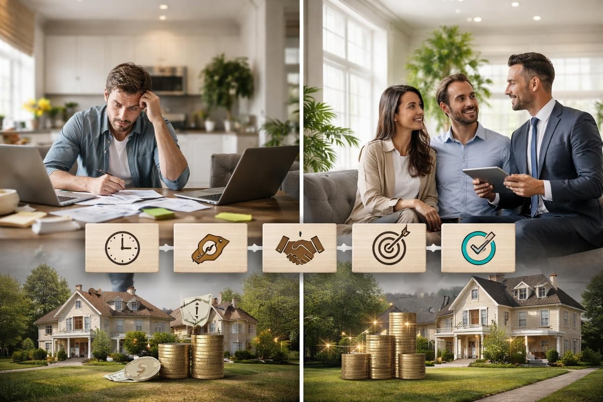 Comparaison vente seul versus agence