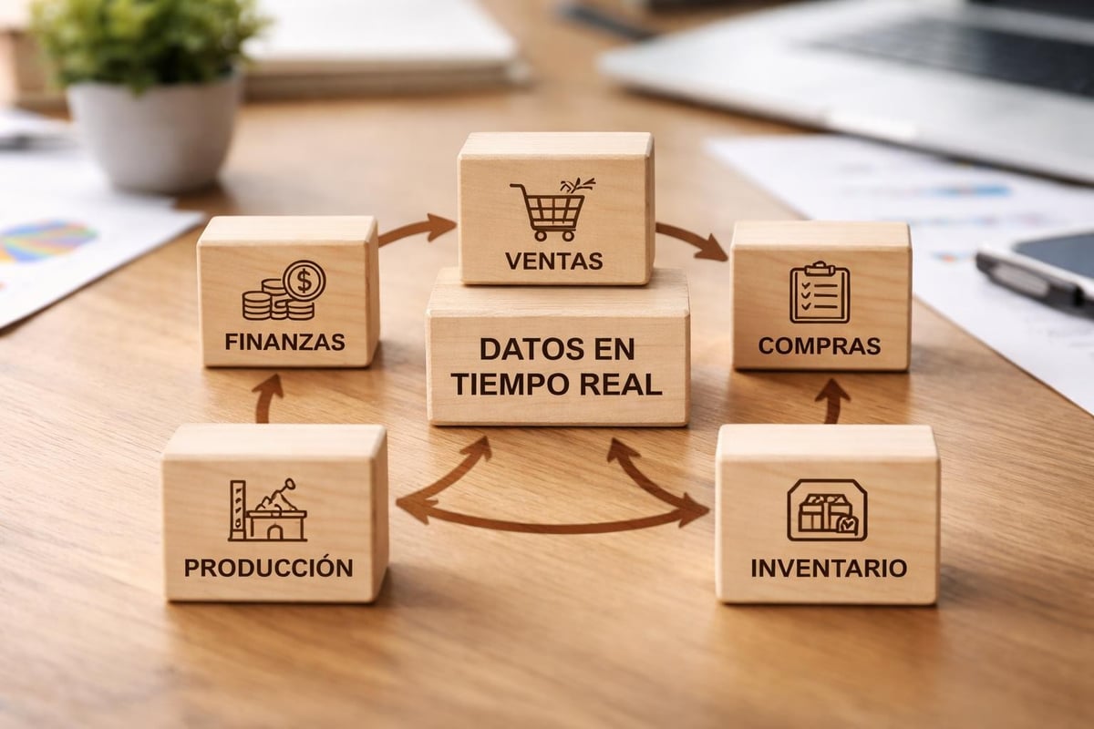 Integración de módulos empresariales