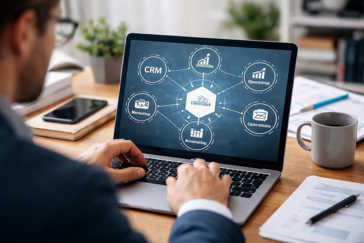Digital franchise technology stack