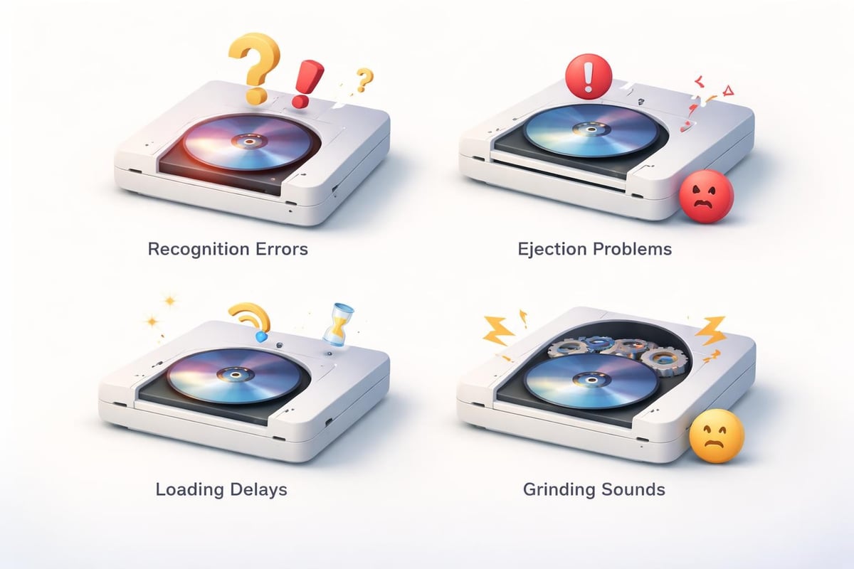 PS3 disc reader symptoms