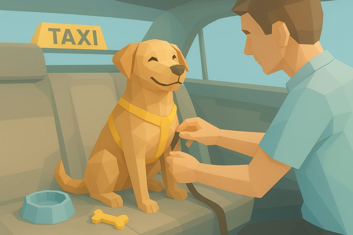 How to Prepare Your Dog for a Taxi Journey