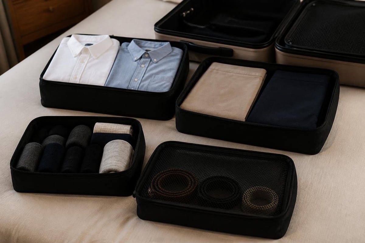 Packing cube organisation system