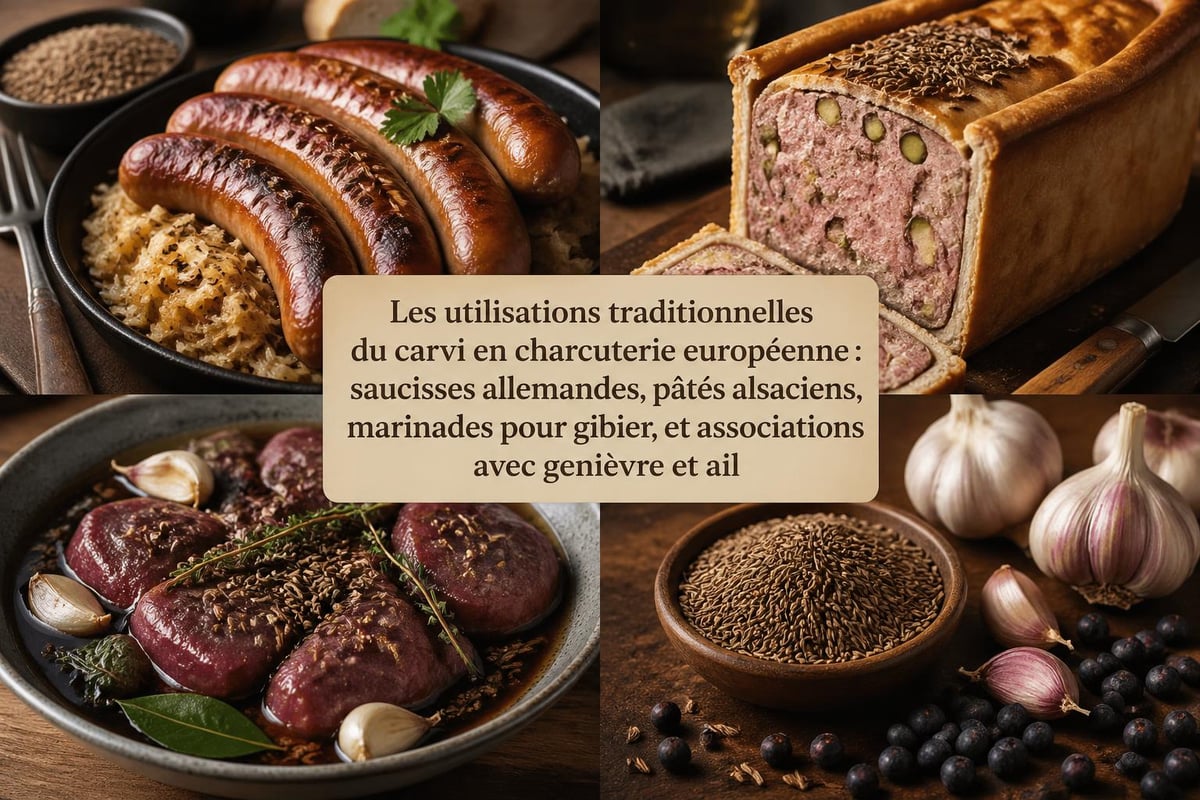 Carvi dans les préparations charcutières