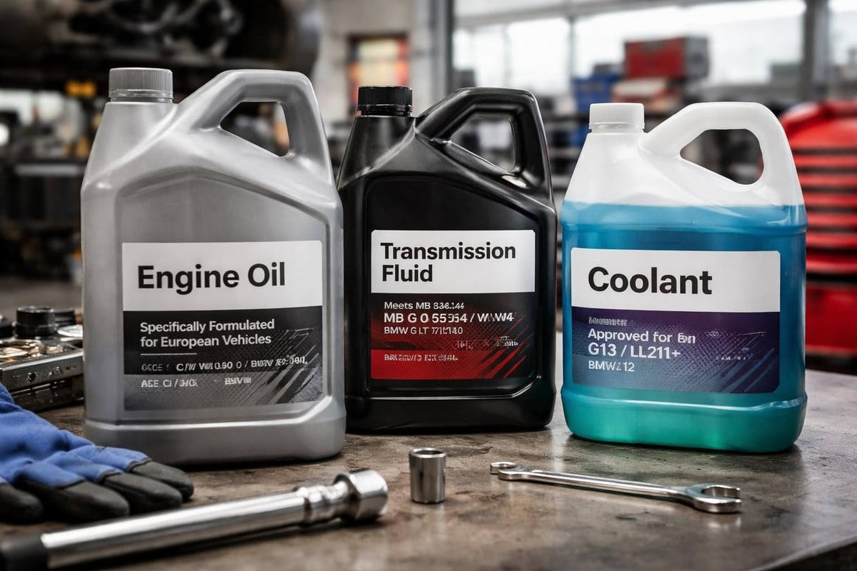 European car fluid specifications