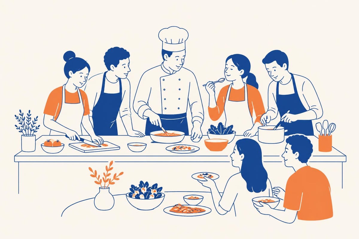 Private Kochkurs Atmosphäre