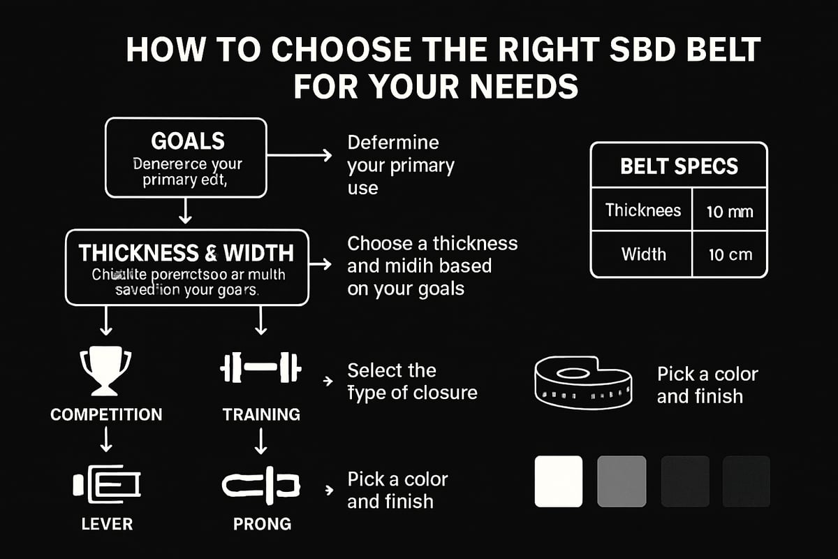 How to Choose the Right SBD Belt for Your Needs