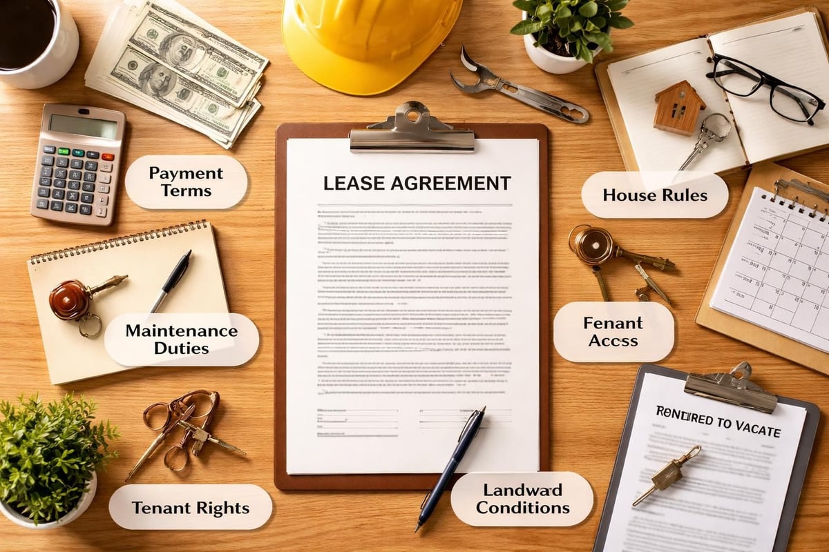 Lease agreement elements