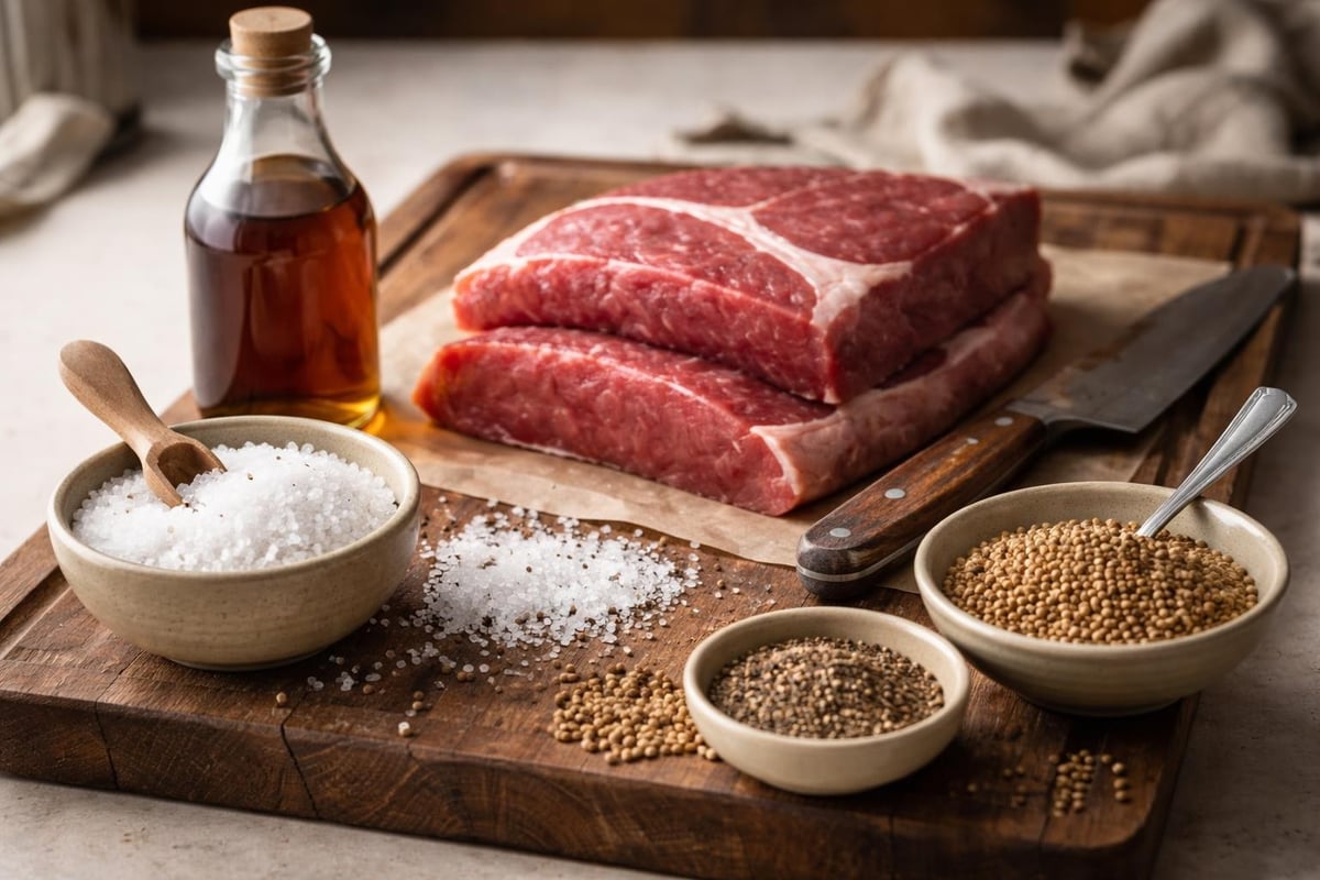 Biltong ingredients and spices