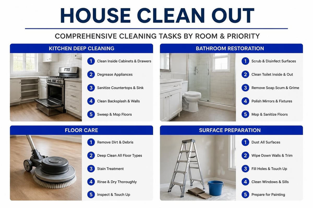 Deep cleaning checklist Deep cleaning checklist