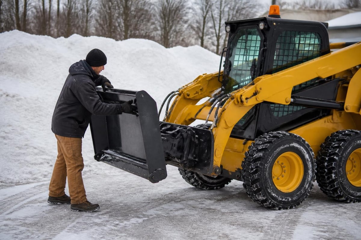 Skid steer attachment versatility