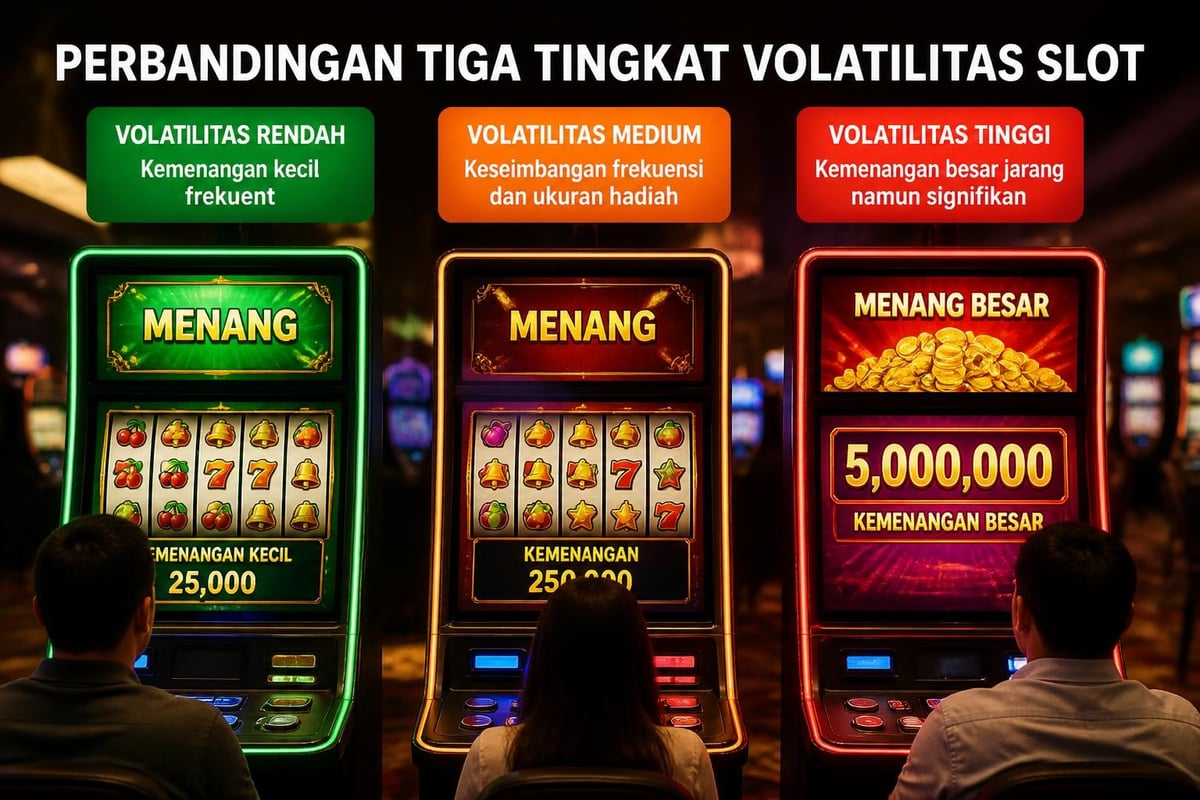 Tingkat volatilitas slot