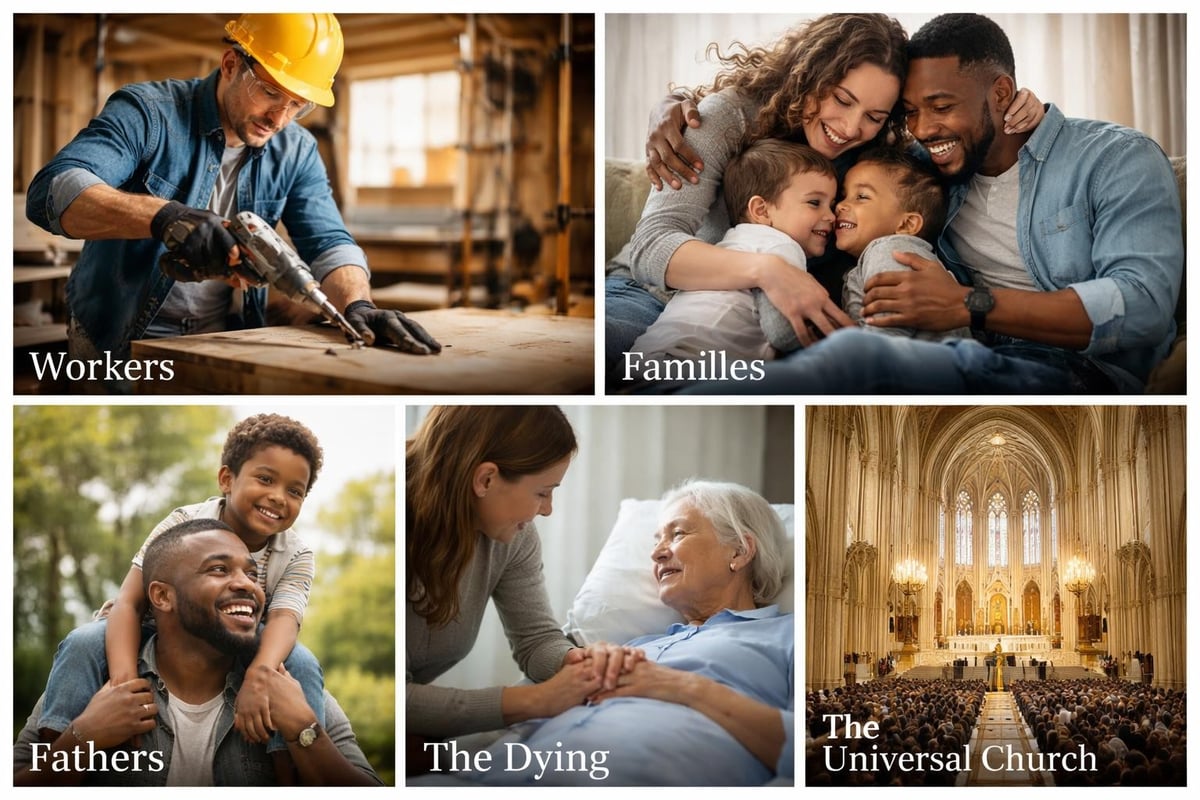 St Joseph's intercession areas