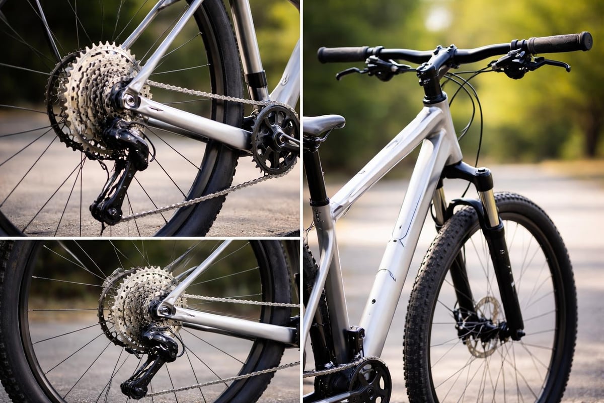 Hybrid MTB components and gearing