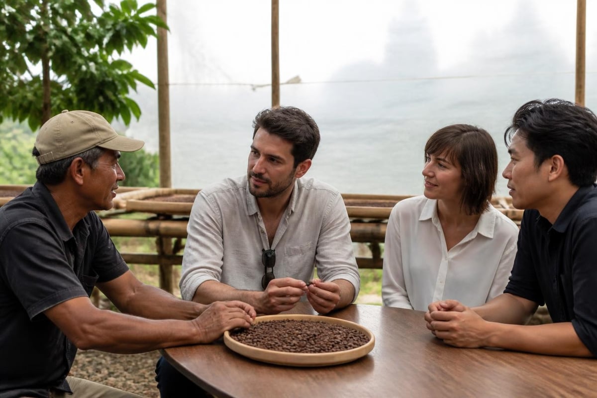 Coffee supply chain transparency