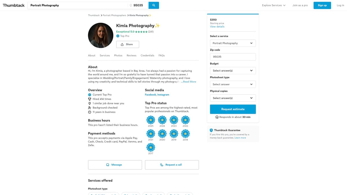 Top 8 Photographers Near Me to Book in 2026 - Kimia Photography✨