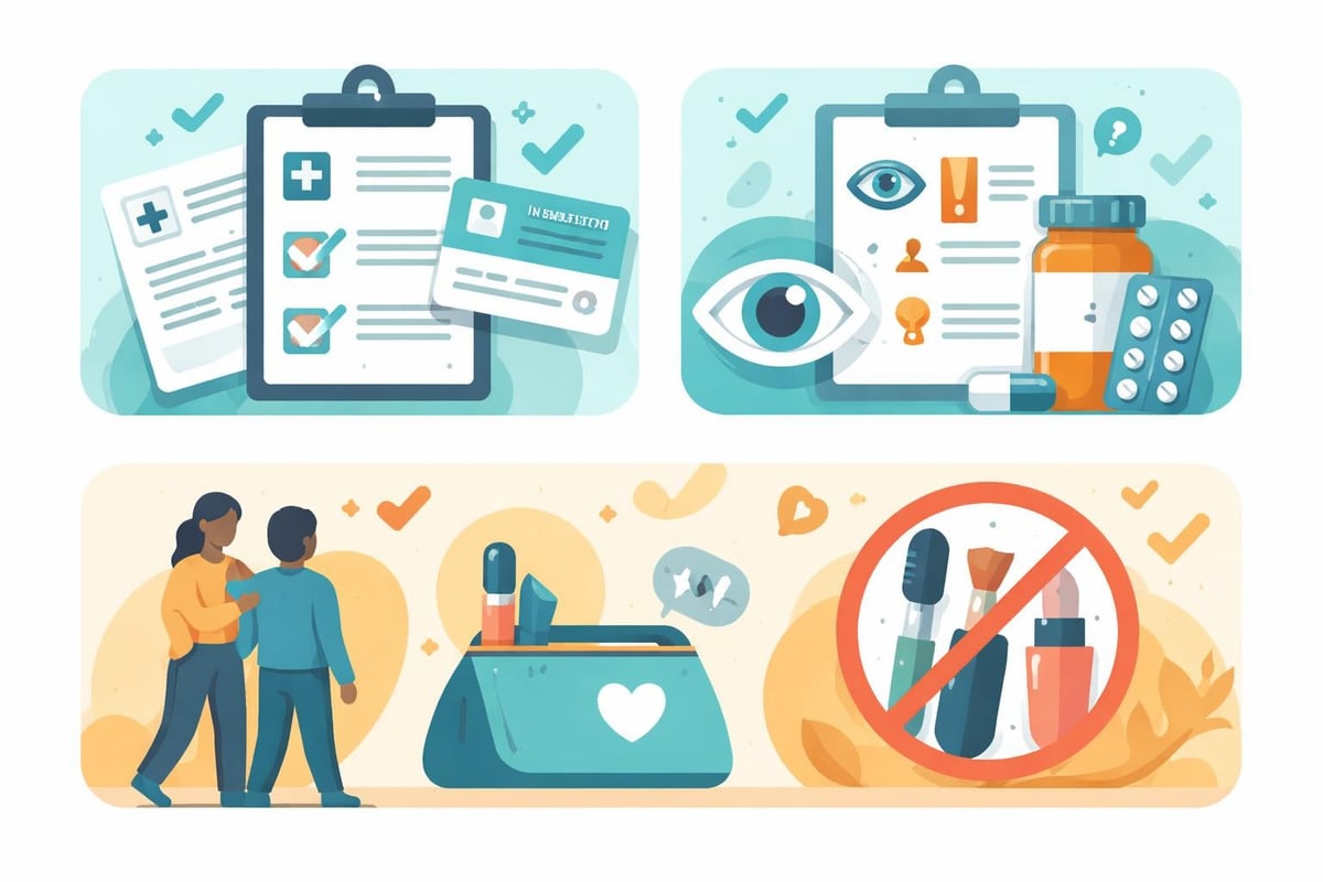 Preparazione visita oculistica