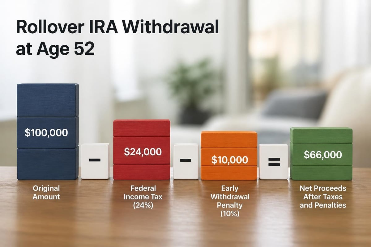 Early withdrawal penalty calculation