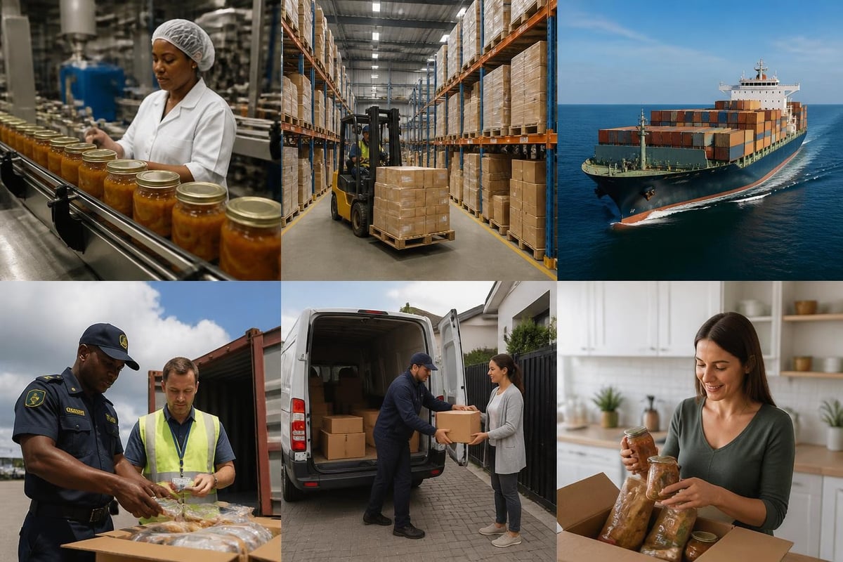 South African product supply chain
