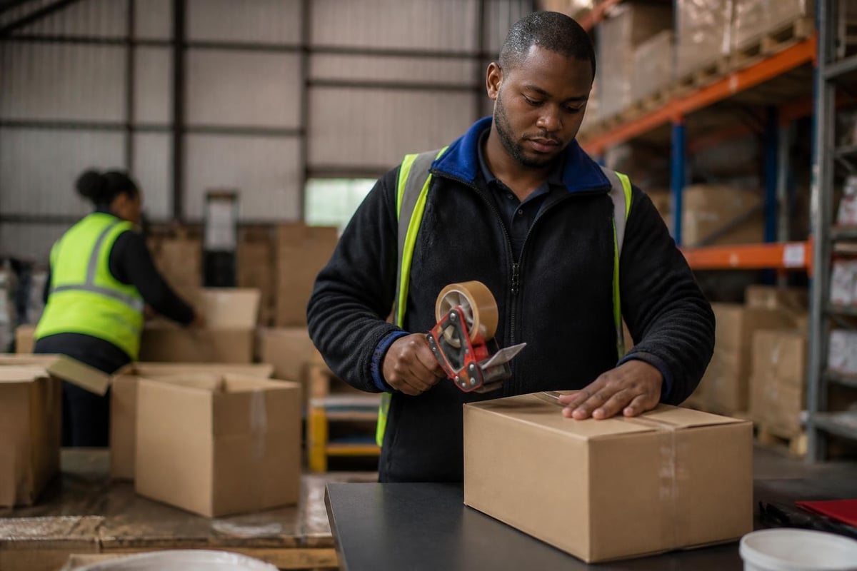E-commerce warehouse operations