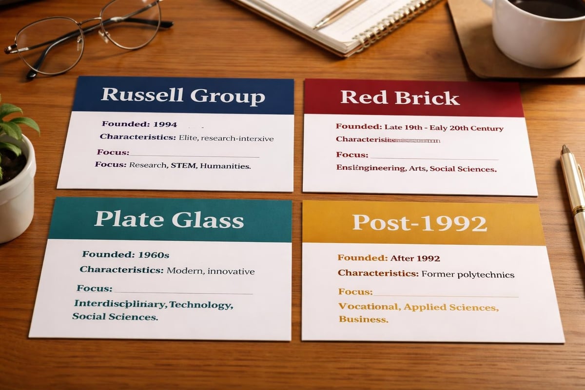 Uk University Categories