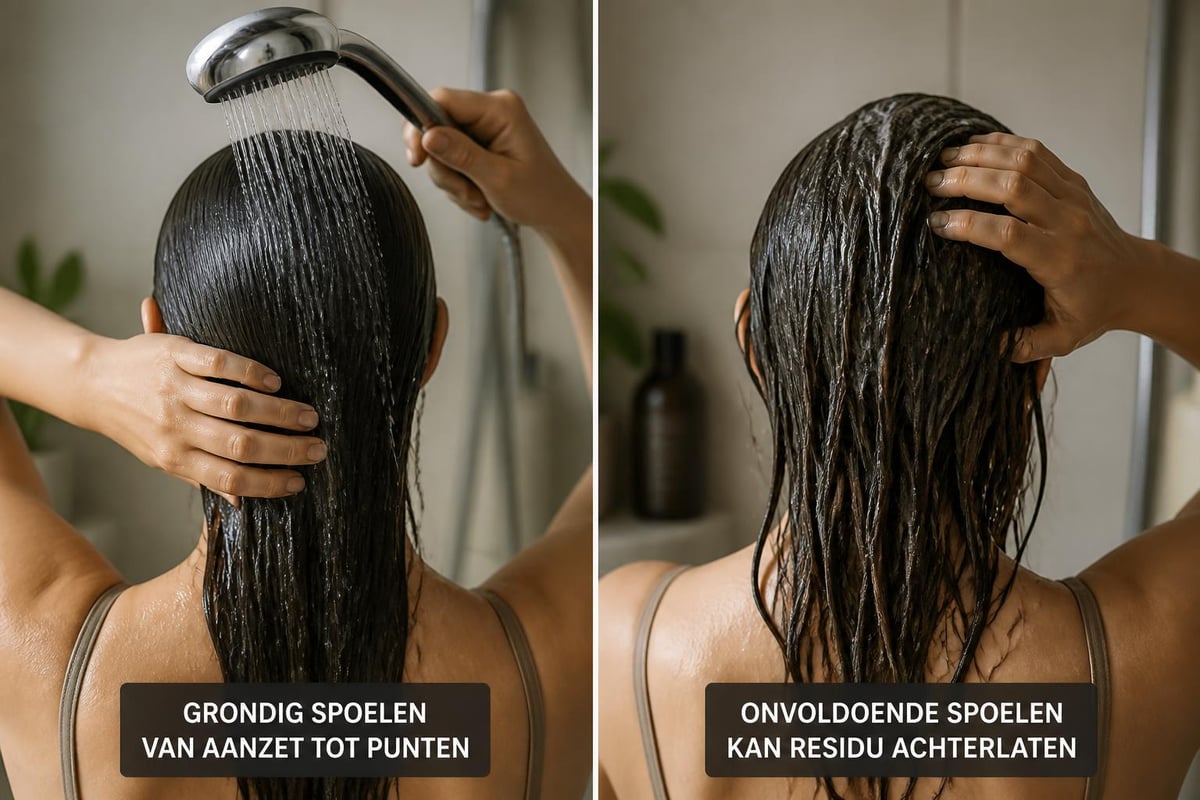 Hair rinsing technique