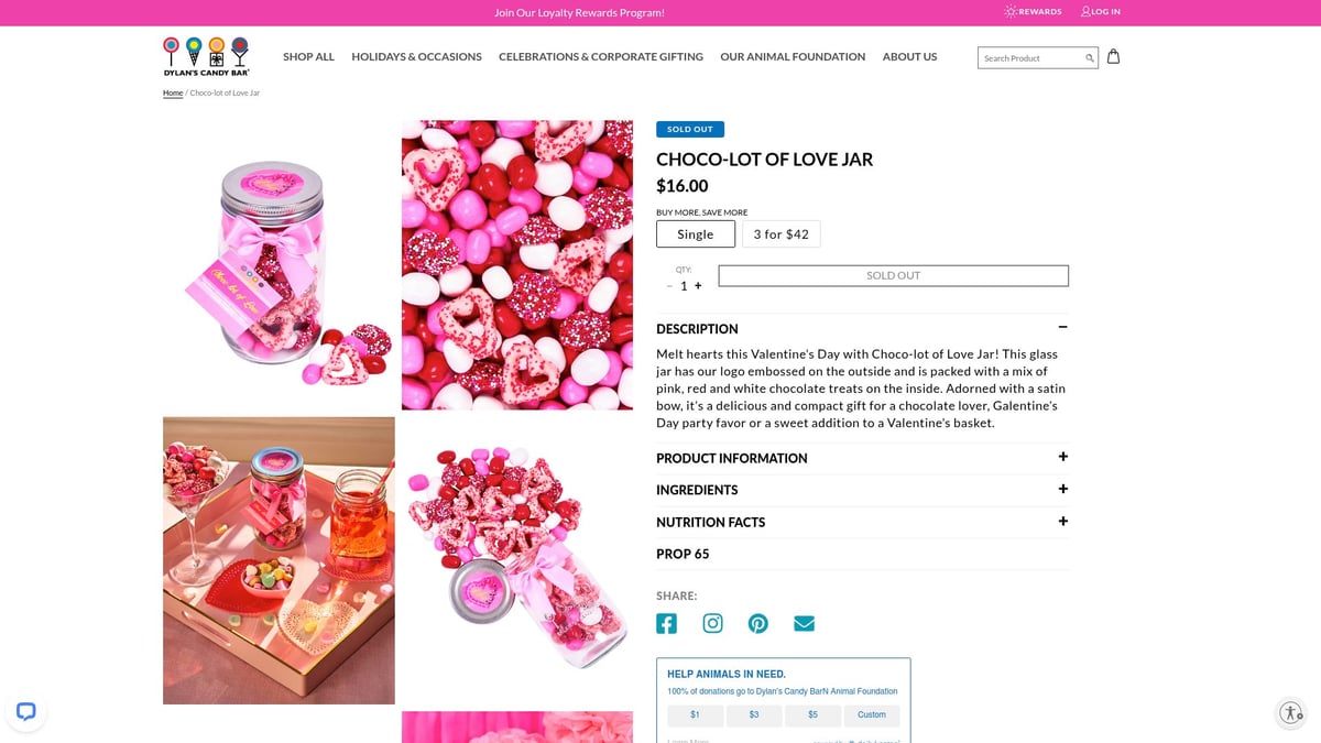 10 Irresistible Valentines Day Candy Ideas for 2026 - Choco-lot of Love Jar – Dylan’s Candy Bar