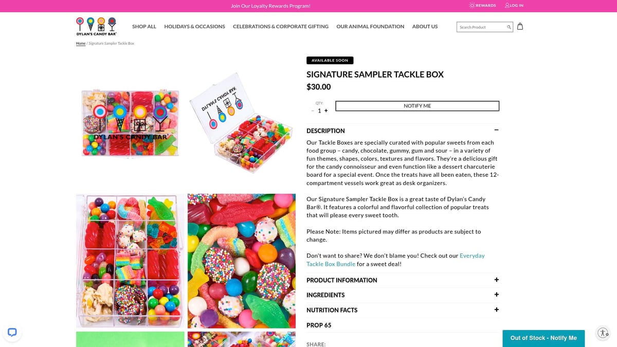 10 Irresistible Valentines Day Candy Ideas for 2026 - Signature Sampler Tackle Box – Dylan’s Candy Bar
