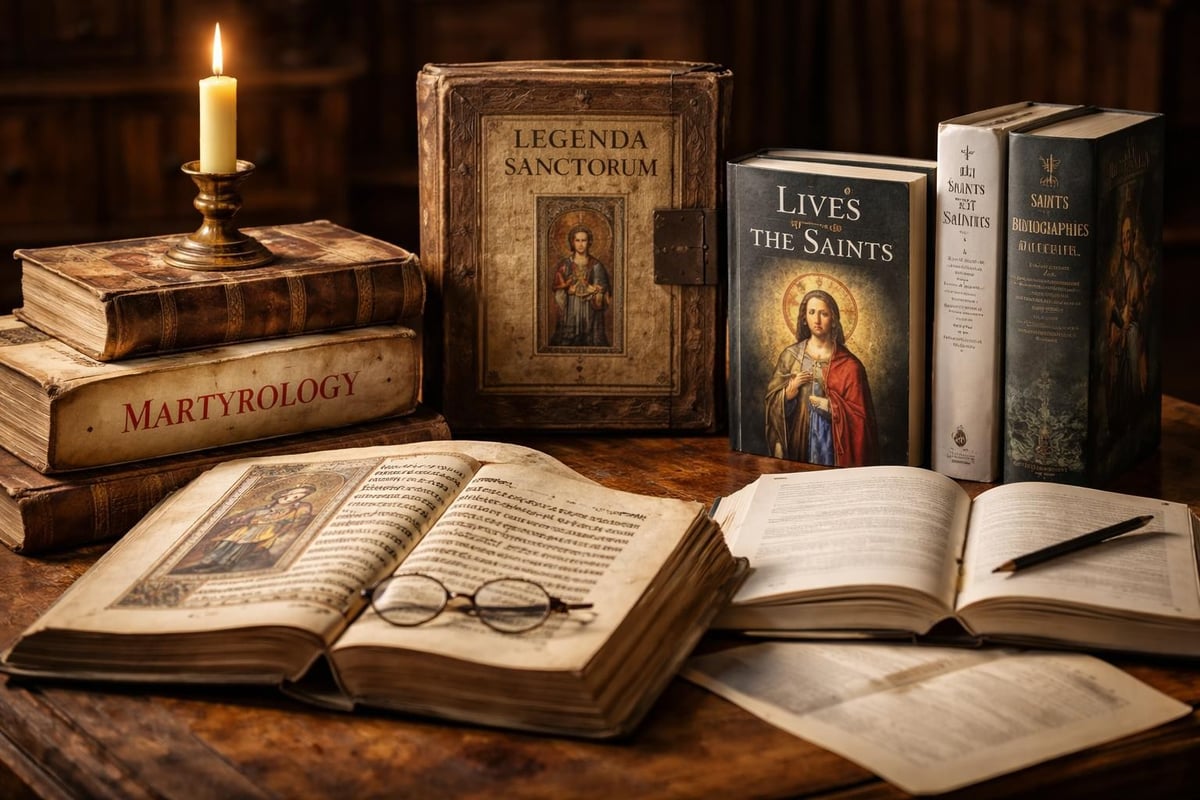 Development of hagiography from early Christian martyrologies to modern biographical methods