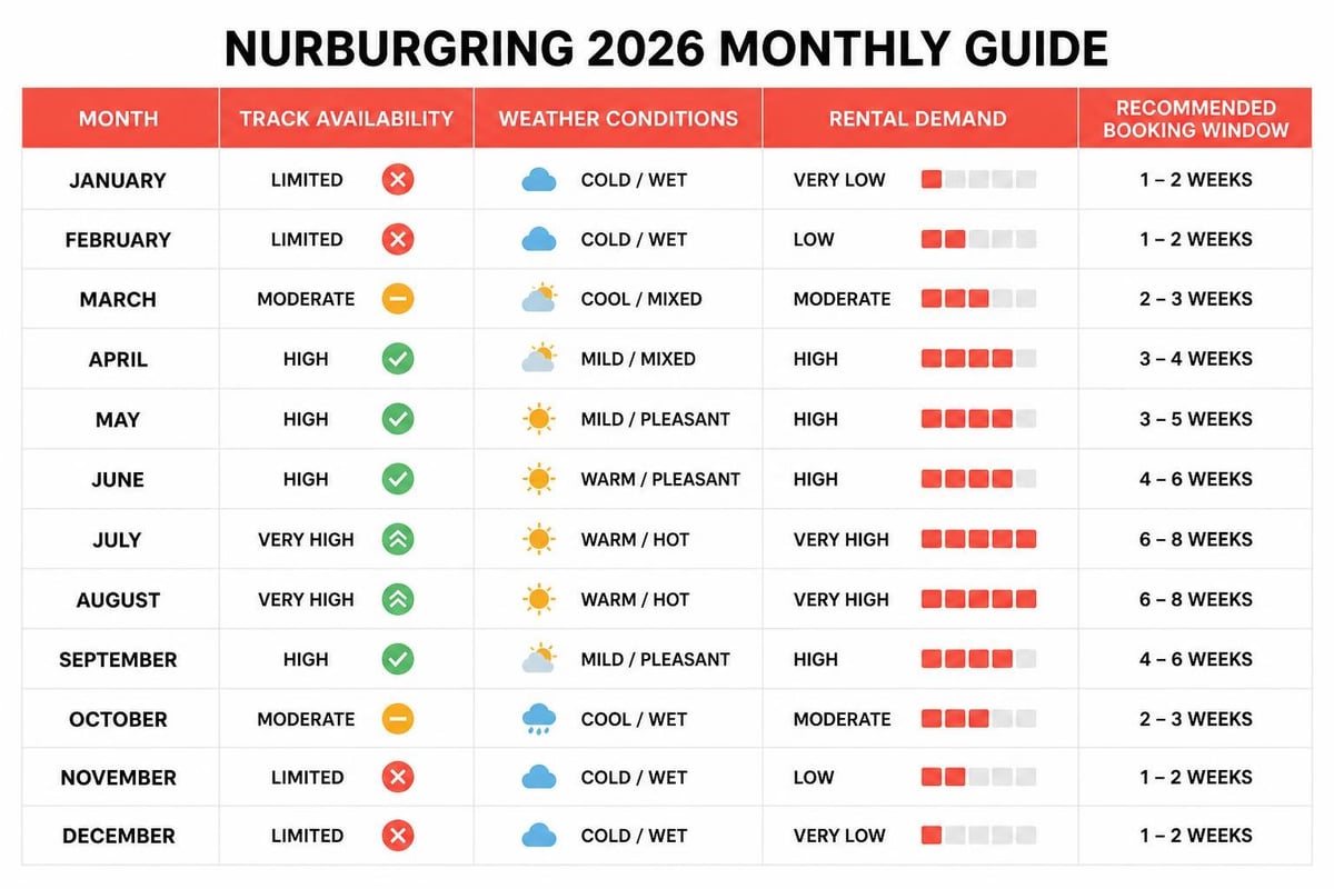 Seasonal Nurburgring availability