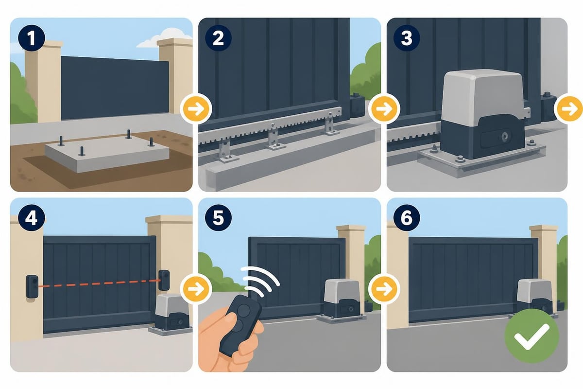 Electric Gate Installation Steps