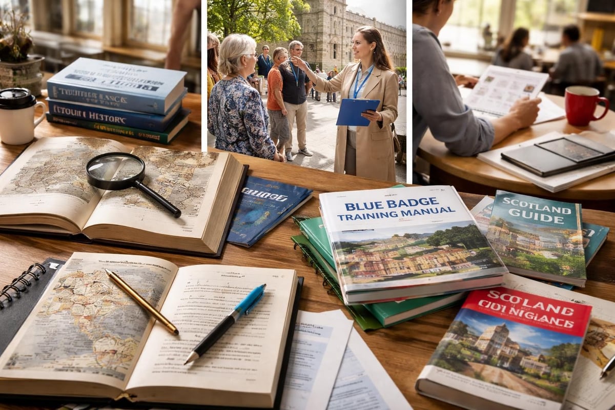 Blue badge guide training components