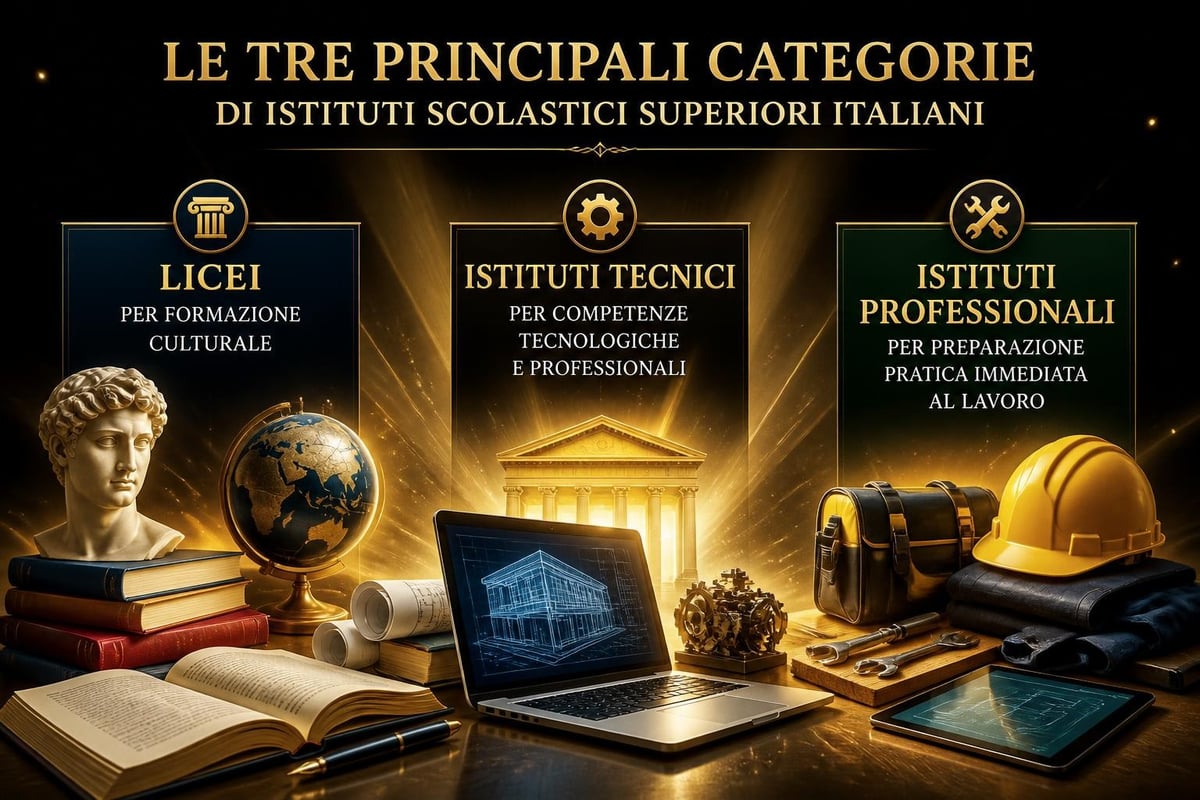 Confronto tipologie scuole superiori