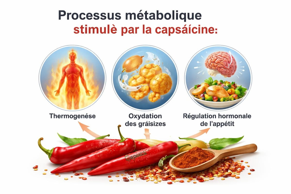 Métabolisme et piments