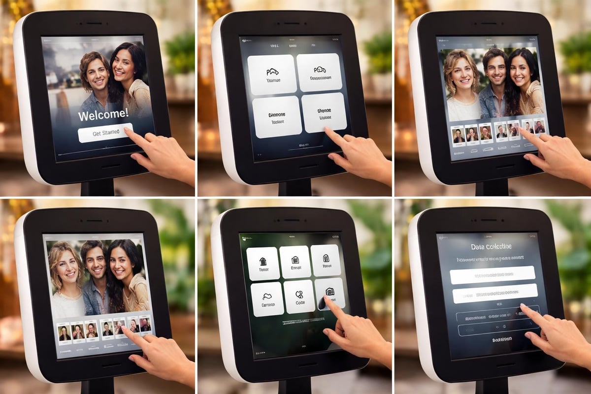 Photo booth software interface