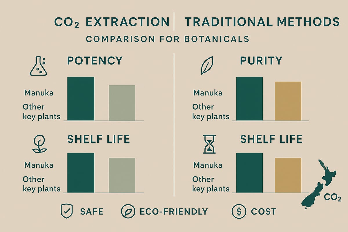 Comparing CO2 Extracts with Traditional Extraction Methods
